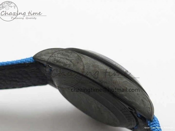 AAA Replica Watches on OMF DIW A Blue Dial Nylon 2844 Light Daytona Strap Blue Efficient Best Edition Light Carbon 0101